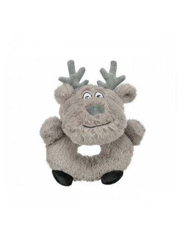 Плюшени Животни за кучета Trixie Сив полиестер Коледен елен 24 cm