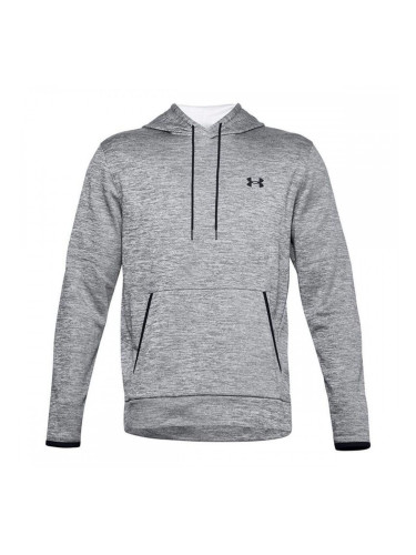 Мъжки суичър с качулка Under Armour Fleece Twist Тъмно сив - M