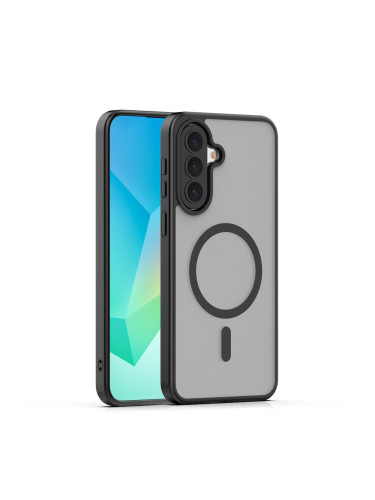 Кейс Mag Matt с цяла дупка за камерите за Samsung Galaxy A57 черен