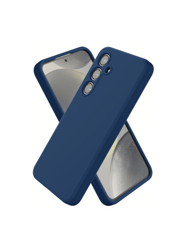 Силиконов кейс iPaky матиран, За Samsung Galaxy A37, Тъмносин