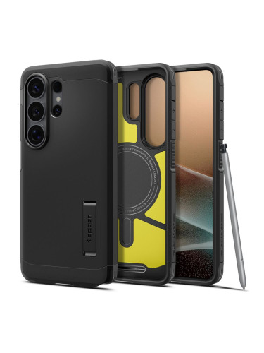 Оригинален кейс Spigen Tough Armor Magsafe, За Samsung Galaxy S26 Ultra, Черен