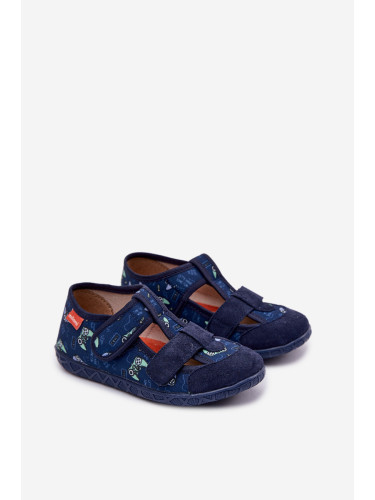 Тъмносини чехли Reathiana за момчета Milami