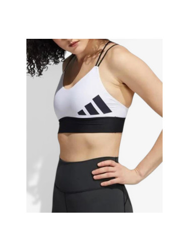ADIDAS Performance Alpha Model 3 Bar Logo Bra White