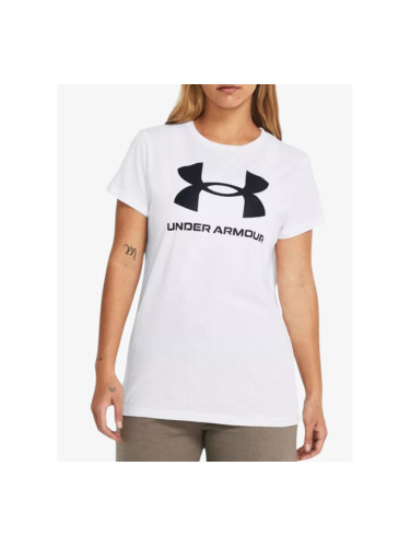 UNDER ARMOUR Sportstyle Logo Ss Tee White