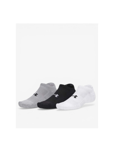UNDER ARMOUR 3-Packs Performance Cotton No Show Socks Multi