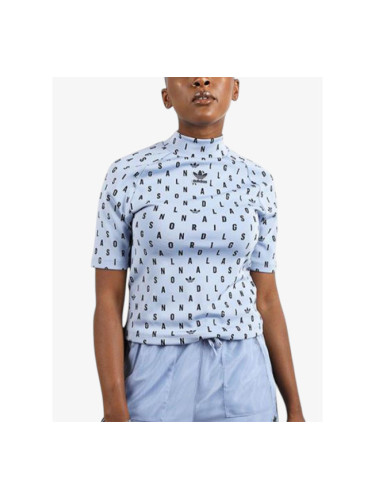 ADIDAS Tight Crop Top Tee Blue