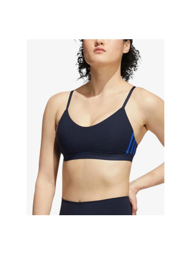 ADIDAS All Me 3-Stripes Bra Blue