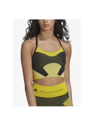 ADIDAS x Stella Mccartney Truestrength Yoga Knit Bra Yellow/Green 