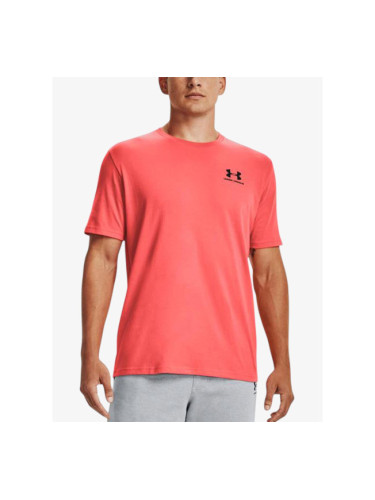 UNDER ARMOUR Left Chest Lockup Tee Orange