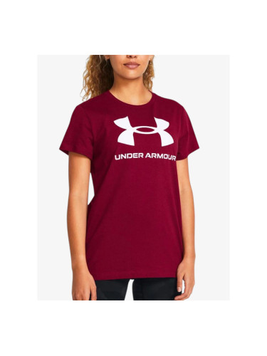 UNDER ARMOUR Sportstyle Logo Ss Tee Fuchsia