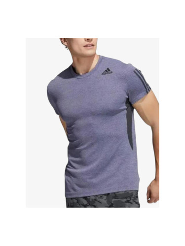 ADIDAS Heat.Rdy 3-Stripes Tee Violet