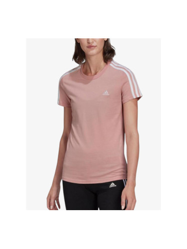 ADIDAS Sportswear Essentials Slim 3-Stripes Tee Pink