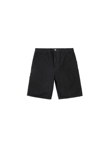 Carhartt WIP Single Knee Short black Rinsed Мъже - Шорти Carhartt WIP - Черен - I027942_89_02-30 - Size: 30