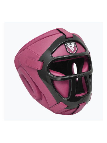 Боксов шлем RDX Guard Grill T1 pink