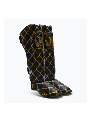 Протектори за подбедрица и стъпала Top King Chain black/gold
