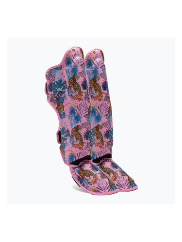 Протектори за подбедрици и стъпала Top King Wild Tiger King pink