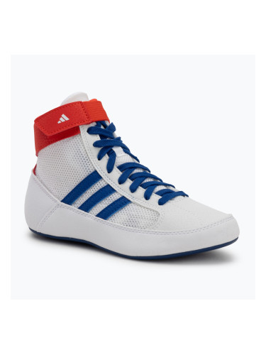 adidas Havoc детски обувки за борба бяло синьо червено