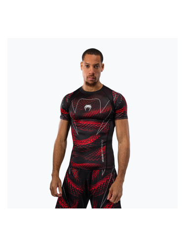 Мъжки рашгард Venum Matupa Short Sleeve black/red/silver