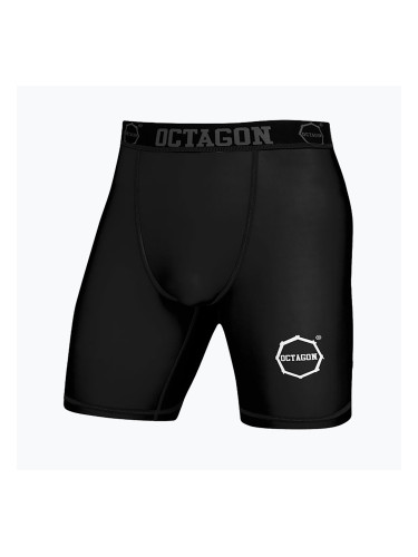 Мъжки шорти за компресия Octagon Logo black/white