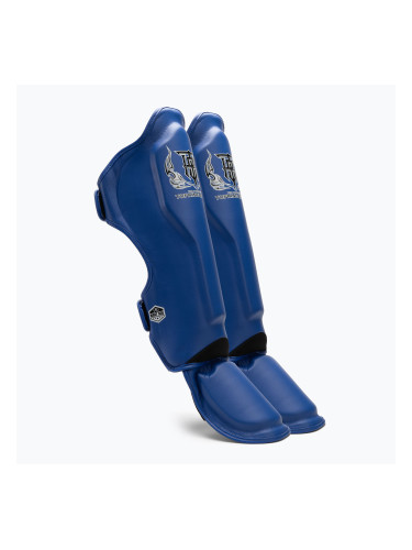 Протектори за подбедрици и стъпала Top King Pro Semi Leather blue