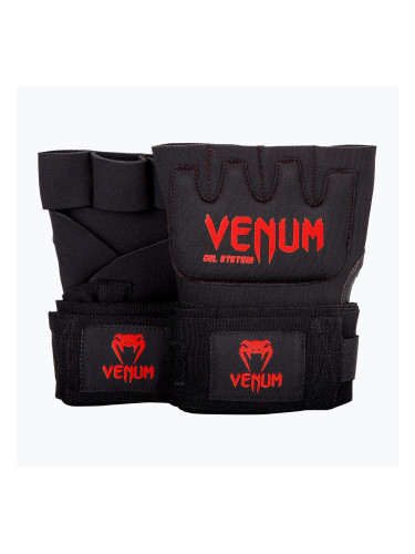 Вътрешни ръкавици Venum Gel Kontact Quick Wraps black/red