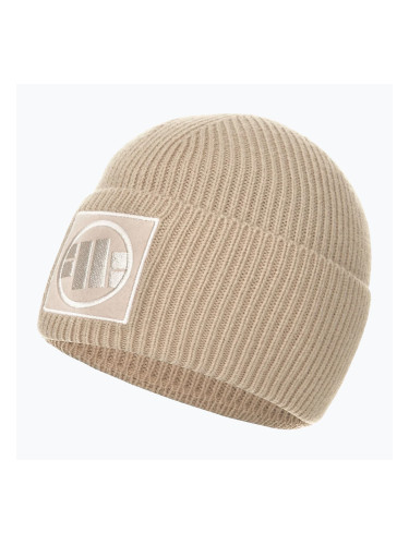 Мъжка зимна шапка Pitbull Beanie Logo Single Layer Cuff sand