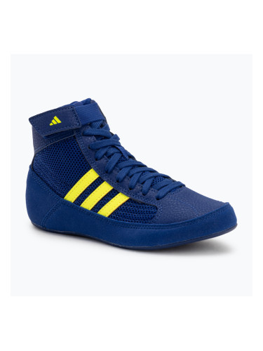 Детски обувки за борба adidas Havoc 2 синьо-жълти