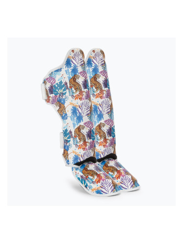 Протектори за подбедрици и стъпала Top King Wild Tiger King white
