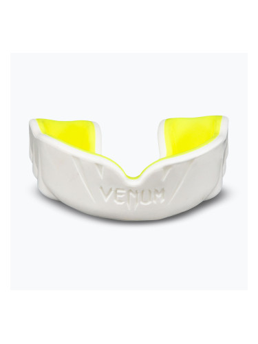 Единичен протектор за уста Venum Challenger white/yellow