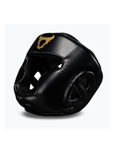 Боксова каска Venum Ringhorns Charger Headgear black/gold