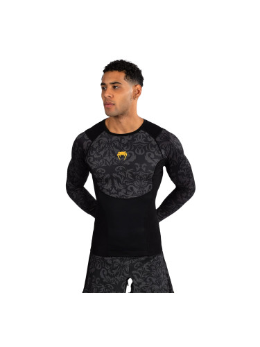 Мъжки рашгард с дълъг ръкав Venum x Ilia Topuria Unmatched Rashguard black/gold