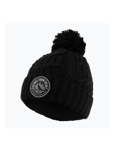 Мъжка зимна шапка Pitbull Beanie Snow Crew black