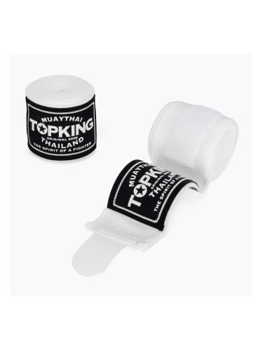 Боксови бинтове Top King 450 cm white