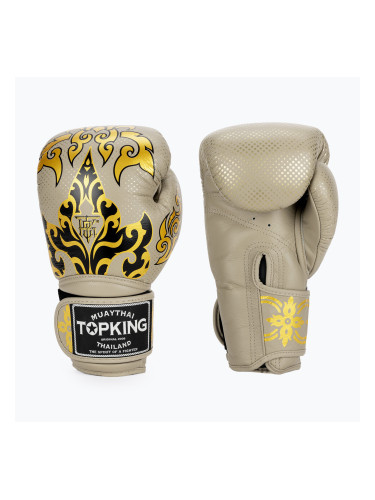 Боксови ръкавици Top King Kanok beige