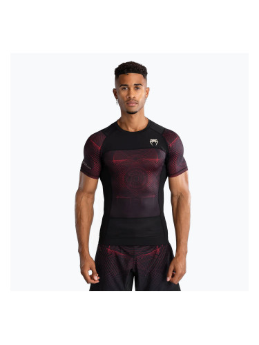 Мъжки рашгард Venum G-Fit Air Men's Short Sleeve Rashguard deep black/fire red