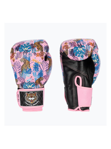 Боксови ръкавици Top King Boxing Wild Tiger black/pink