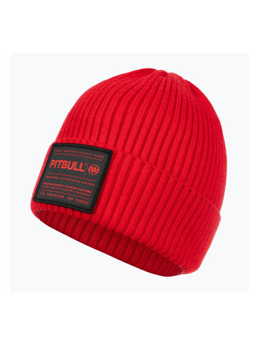 Мъжка зимна шапка Pitbull Beanie Dock red