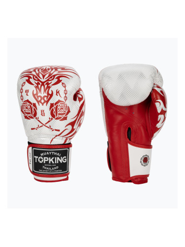 Боксови ръкавици Top King Boxing Dragon red/white