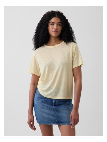 Дамска тениска GAP от ленена смес