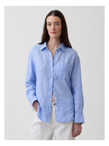 Оувърсайз риза GAP от лен