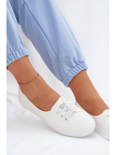 Дамски бели маратонки Lee Cooper