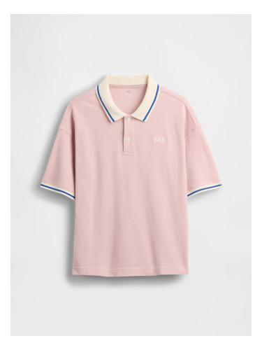 Детска поло тениска GAP с лого и овърсайз