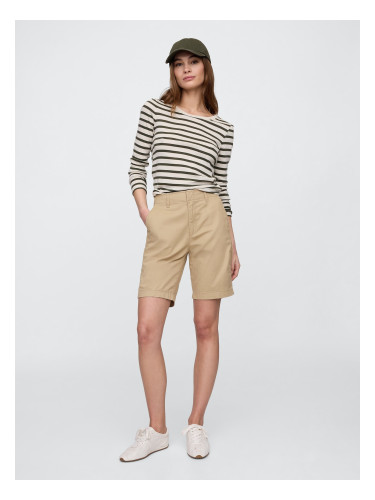 Дамски бермуди GAP, цвят „Downtown Khaki“