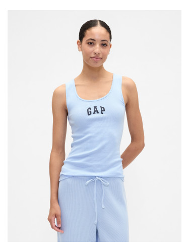 Дамски оребрен потник GAP с лого