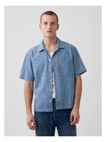 Дънкова риза GAP Dobby Resort