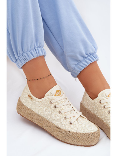 Дамски еспадрили на платформа Lee Cooper