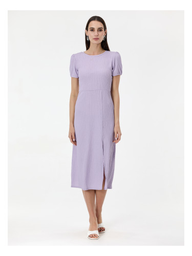 Светло лилава дамска миди рокля ORSAY
