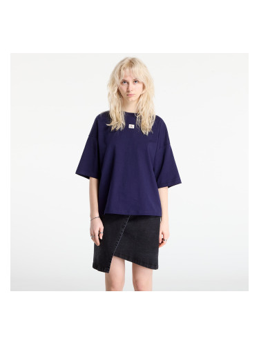 Тениска Calvin Klein Jeans Ss Woven Label Overs Tee Purple L