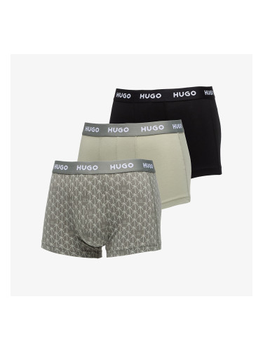 Боксерки Hugo Boss Trunk 3-Pack Design Black S
