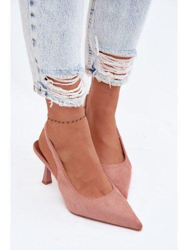 Дамски сандали на ток Saria